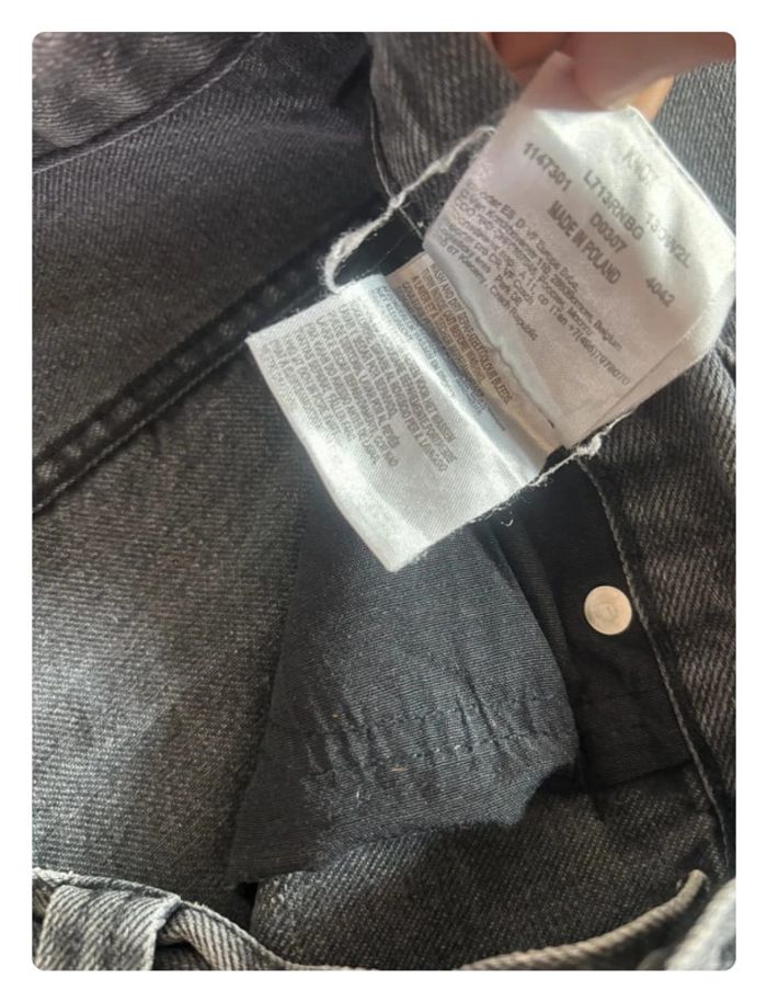 Jeans Lee gris taille 44 coupe droite patte large - photo numéro 8