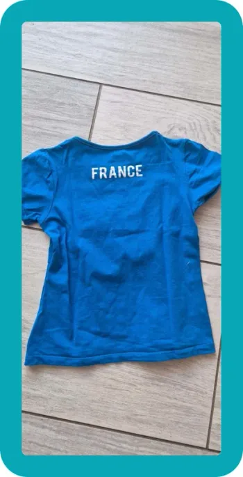 T-shirt garçon france 4 ans