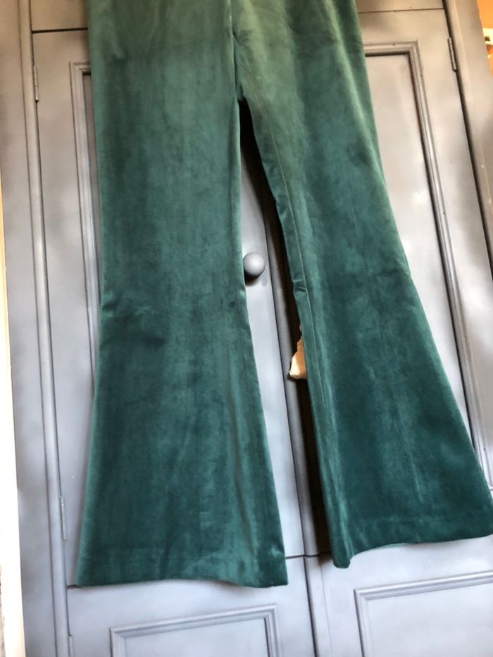 Pantalon velours vert sapin - photo numéro 6