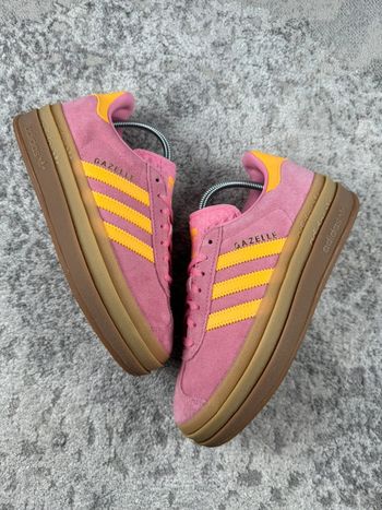 Adidas Originals Gazelle Bold - Pink & Yellow & Gum