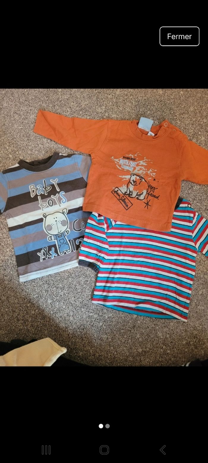 Lot tshirt 3mois - photo numéro 5