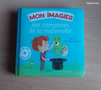 Mon imagier des comptines de la maternelle - Un livre + Un CD Audio - De 3 à 6 ans
