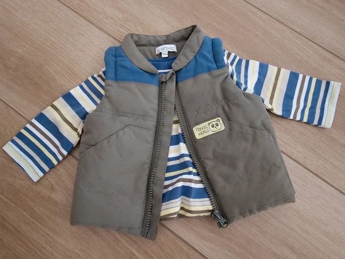 Doudoune avec Tee shirt