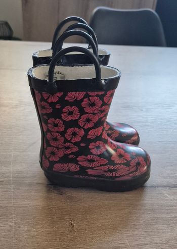 Bottes de pluie à fleurs T.21 🌸