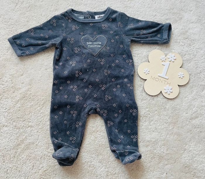 Lot de 7 pyjamas 1 mois - photo numéro 3
