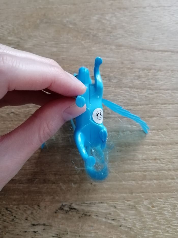 Petit cheval ailé bleu - photo numéro 4