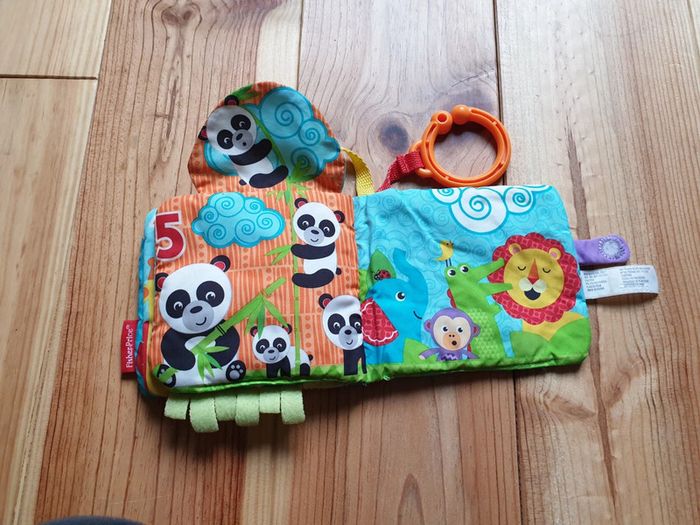 Livre 1er âge multi texturé jungle - photo numéro 3