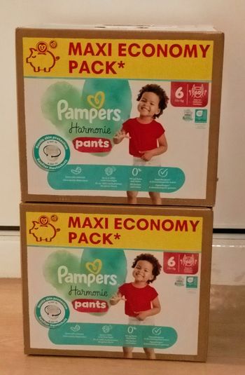 Lot Couches Pampers harmonie pants taille 6