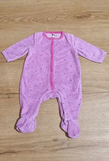 Pyjama velours 3 mois neuf