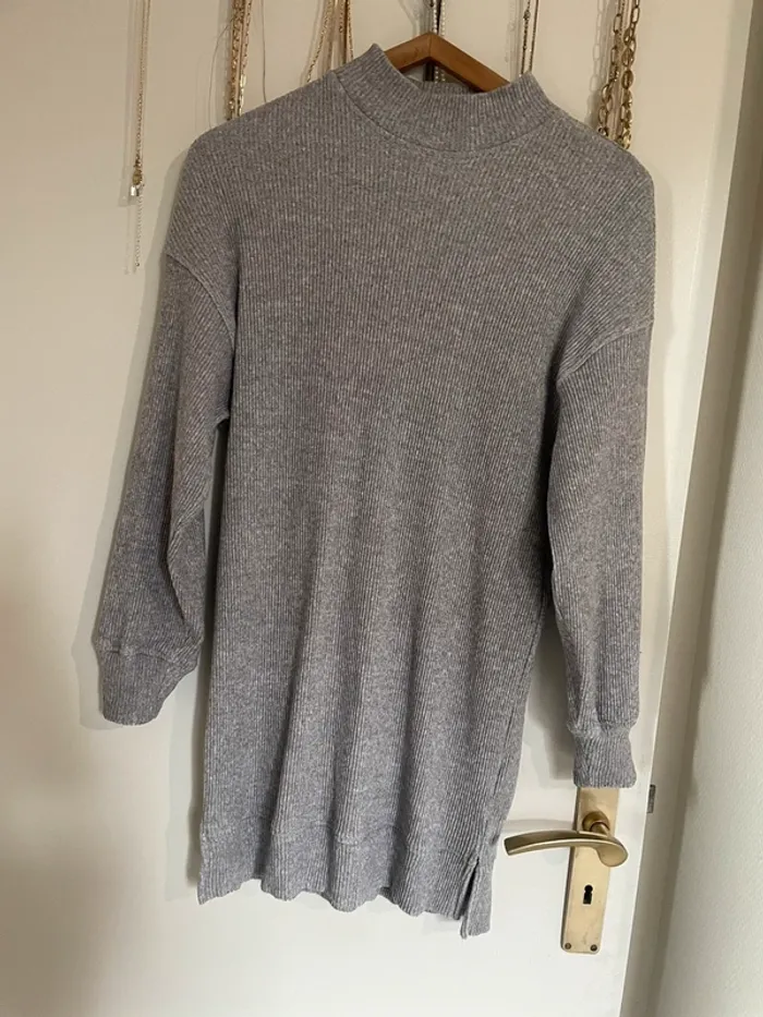 Robe pull grise