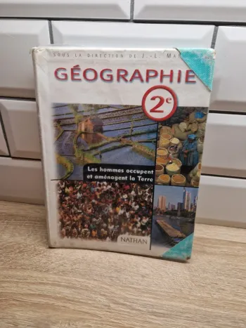 Manuel Géographie 2nde Programme 2001