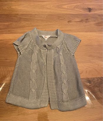 Gilet en laine sans manches 2 ans
