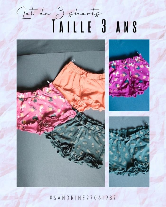 Lot 3 shorts