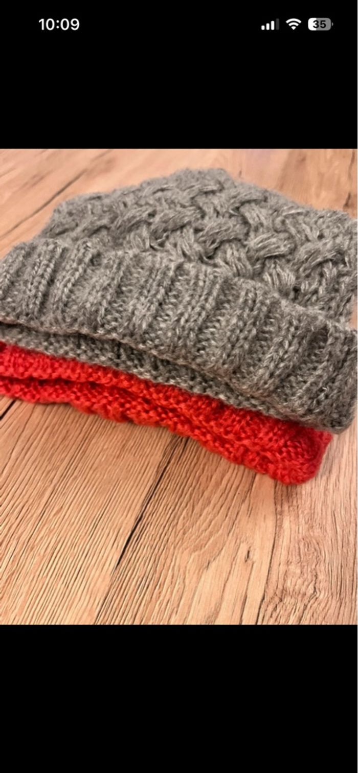 Lot de 2 bonnets enfant 52/54cm - photo numéro 2