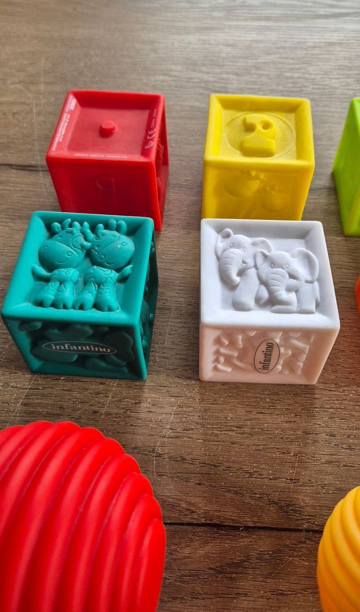 Lot cubes et balles sensorielles - photo numéro 5