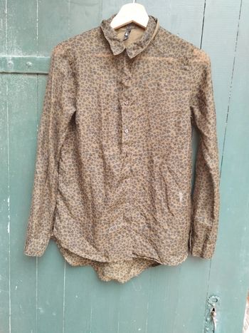 Chemise 36 motif léopard