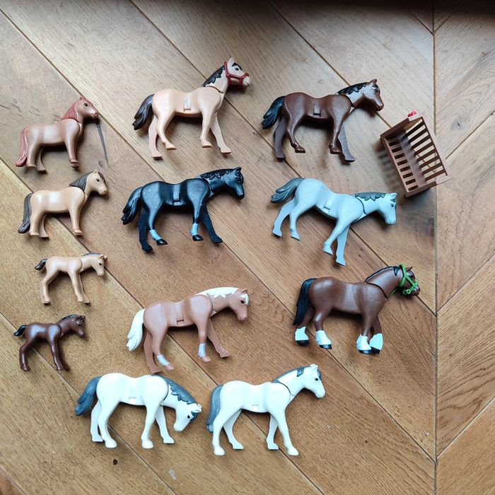 Lot chevaux playmobil