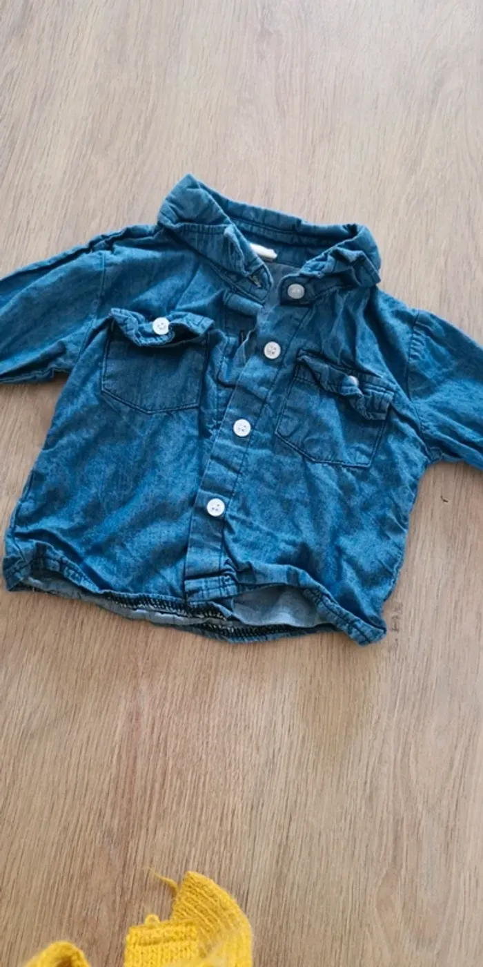 Chemise en jeans 18 mois