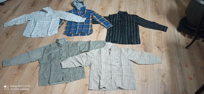 Lot de 5 chemises 10 ans