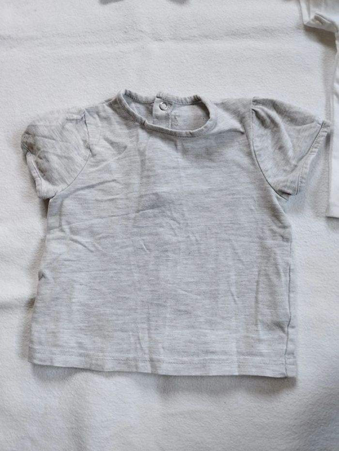 Lot t-shirts manches courtes garçon 12 mois - photo numéro 11