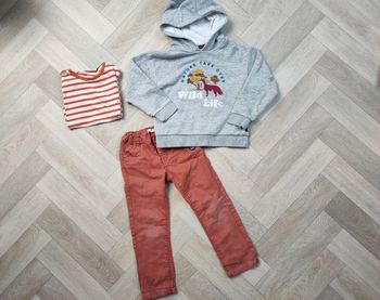 Tenue mi-saison garçon 4 ans sweat tee-shirt et pantalon