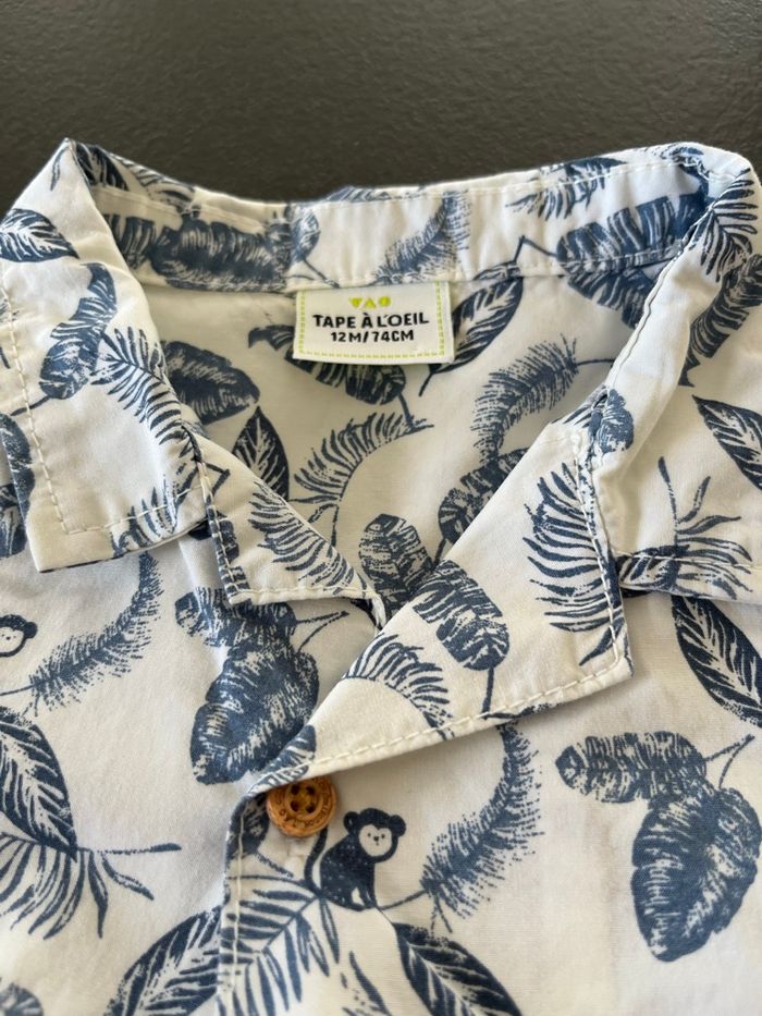 Chemise jungle tape à l’œil 12 mois - photo numéro 4