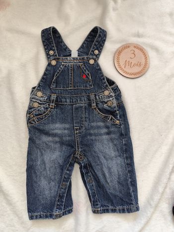 Salopette en jean, 3 mois, Chicco 👣