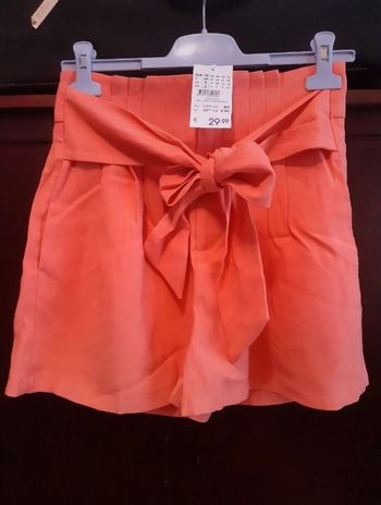 Short orange Camaïeu