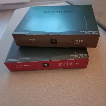 2 boîtes Café Nespresso