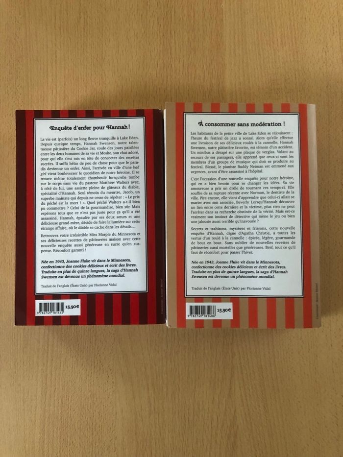 Livres Cosy mystery « Les enquêtes d’Hannah Swensen » Tomes 13 et 14 - photo numéro 2