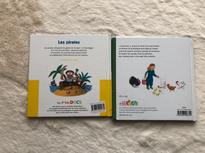 Lot Mes p’tits docs - Les pirates + La ferme - photo numéro 2
