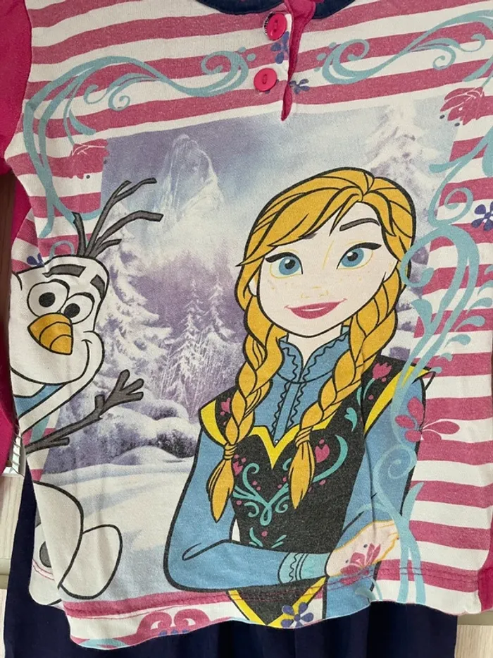 Pyjama 4/5 ans reine des neiges - photo numéro 2
