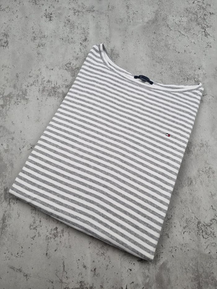 Sweat marinière Tommy Hilfiger – Taille M Femmes (mesures en photos)