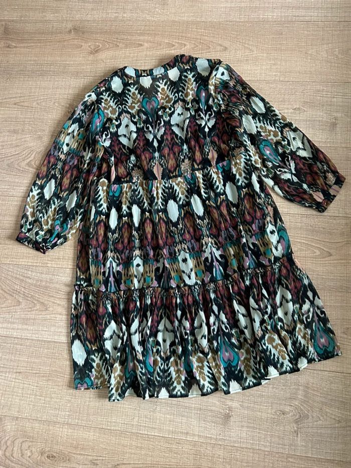 Robe imprimée avec manches 3/4 Naf Naf taille 40 jamais portée - photo numéro 12