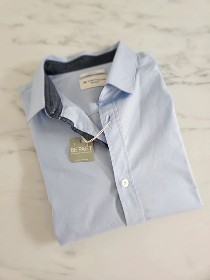 Tom Tailor chemise bleu XL