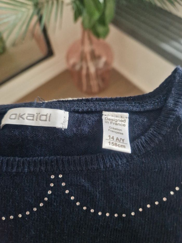 Robe enfant bleue marine - photo numéro 4