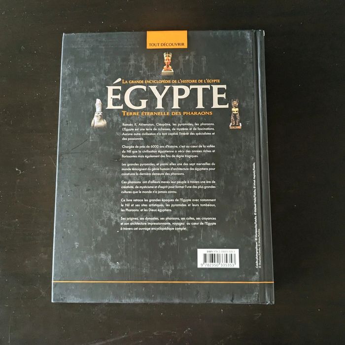 Livre "La Grande Encyclopédie de l'histoire de l'Égypte" - photo numéro 3