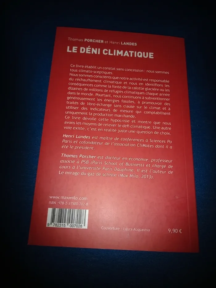 Livre le déni climatique - photo numéro 2