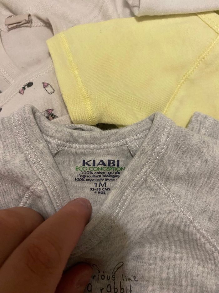 Lots 0-1 mois filles Bodie manche longue et manche courte - photo numéro 7