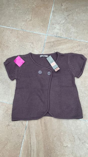 Gilet lisa rose T10 ans NEUF