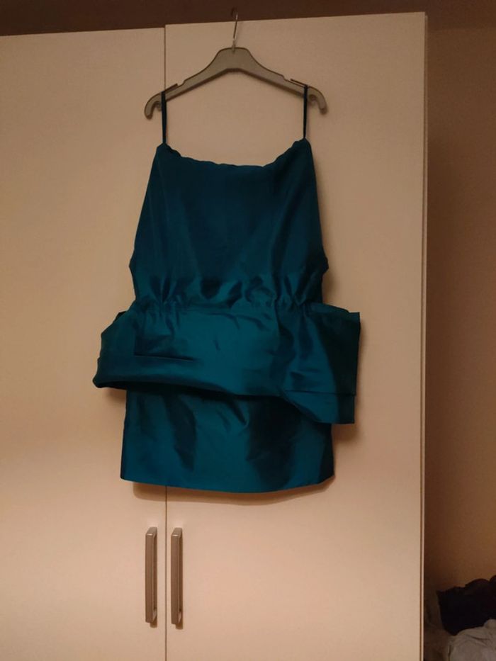 Robe de soirée soie modèle année vintage 50/60 36 - photo numéro 7