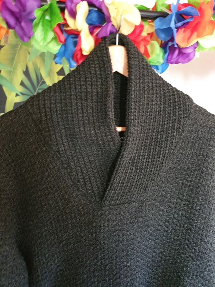 Pull col V hiver - photo numéro 2