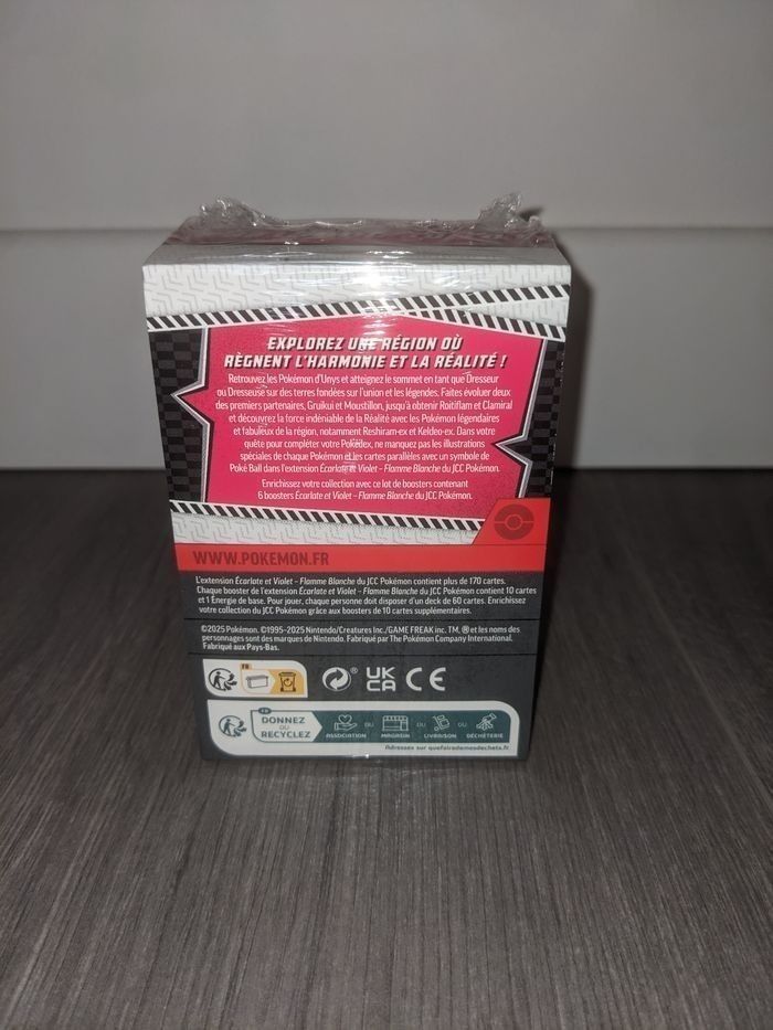 Pokémon Bundle 10.5 EV10.5 flamme blanche neuf scellé - photo numéro 2