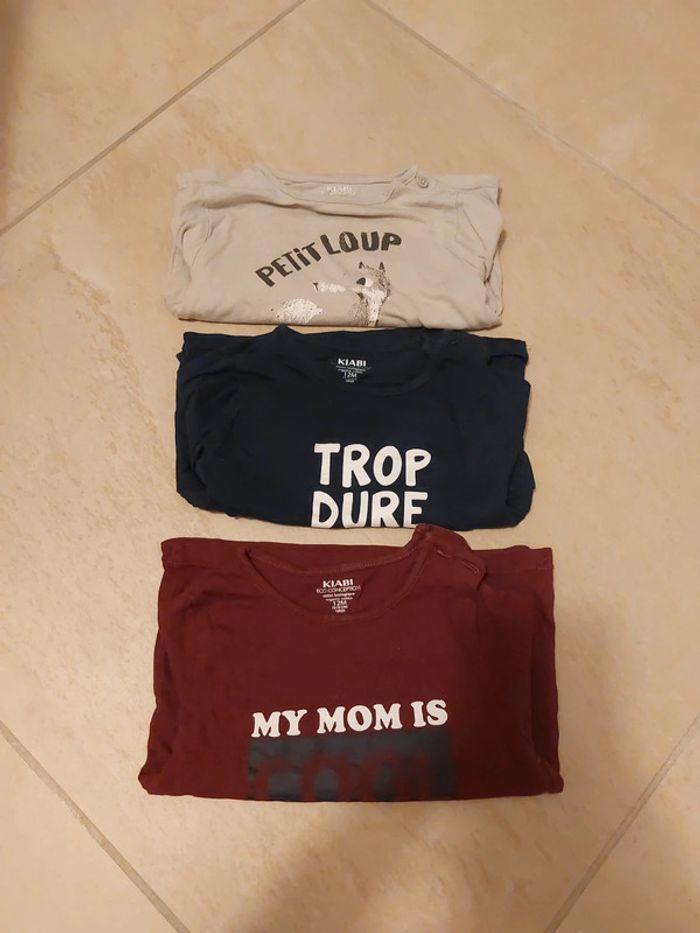 Lot t-shirts 12mois