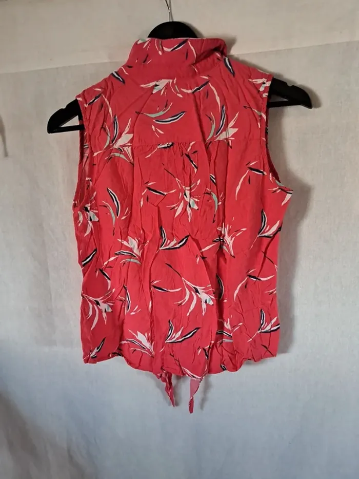 Débardeur blouse original à nouer en bas - photo numéro 2