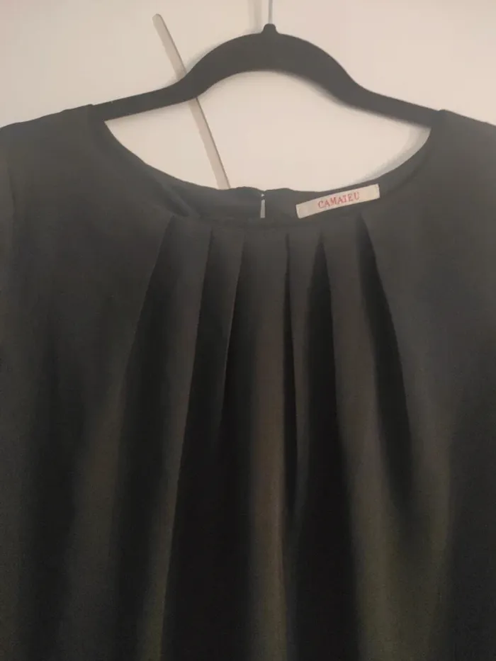 Blouse noire camaïeu T40 - photo numéro 2