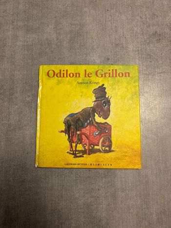 Livre drôle de petites bêtes, odilon de grillon