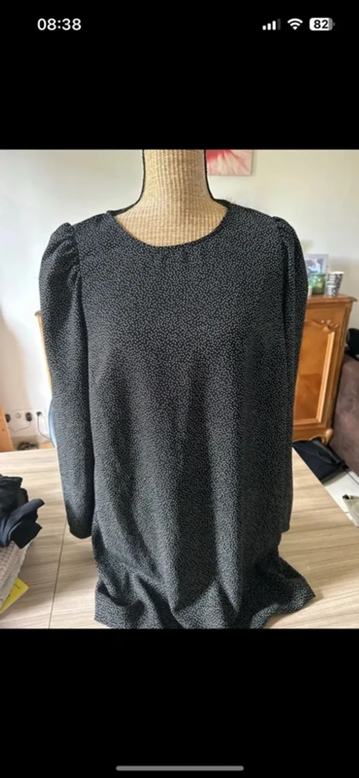 Robe courte à pois H&M