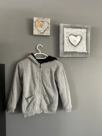 Sweat zippé doublé polaire