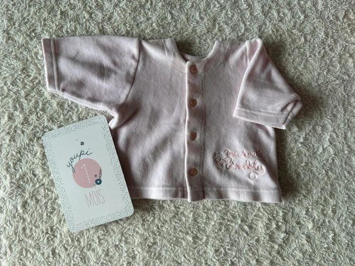 Gilet brassière taille 1 mois, marque petit bateau, très bon état